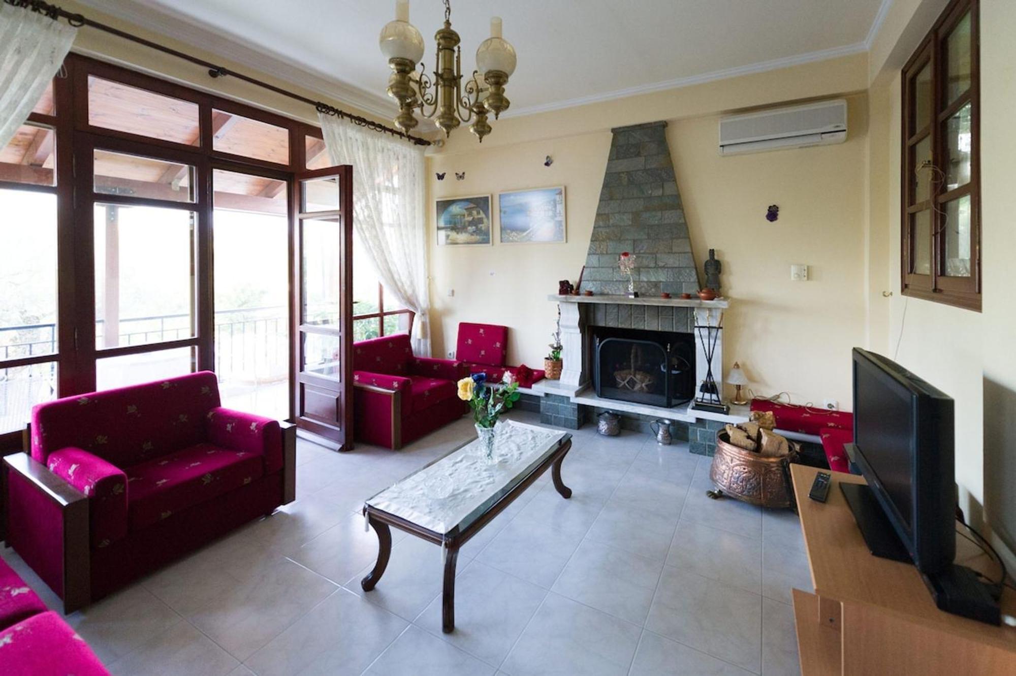 Luxurious Villa Anastasia Zíria المظهر الخارجي الصورة